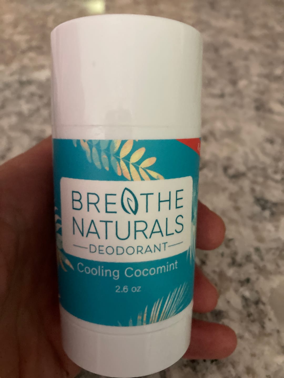 Customer photo review of Cooling CocoMint Deodorant