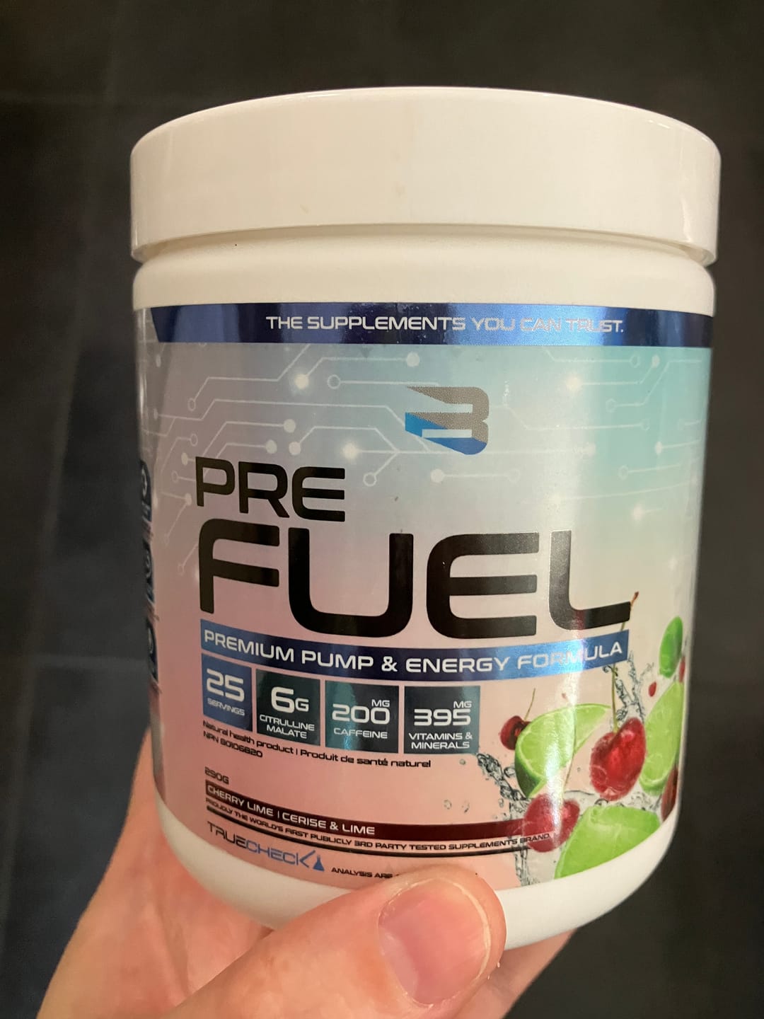 Customer photo review of Believe - Pre Fuel 290g