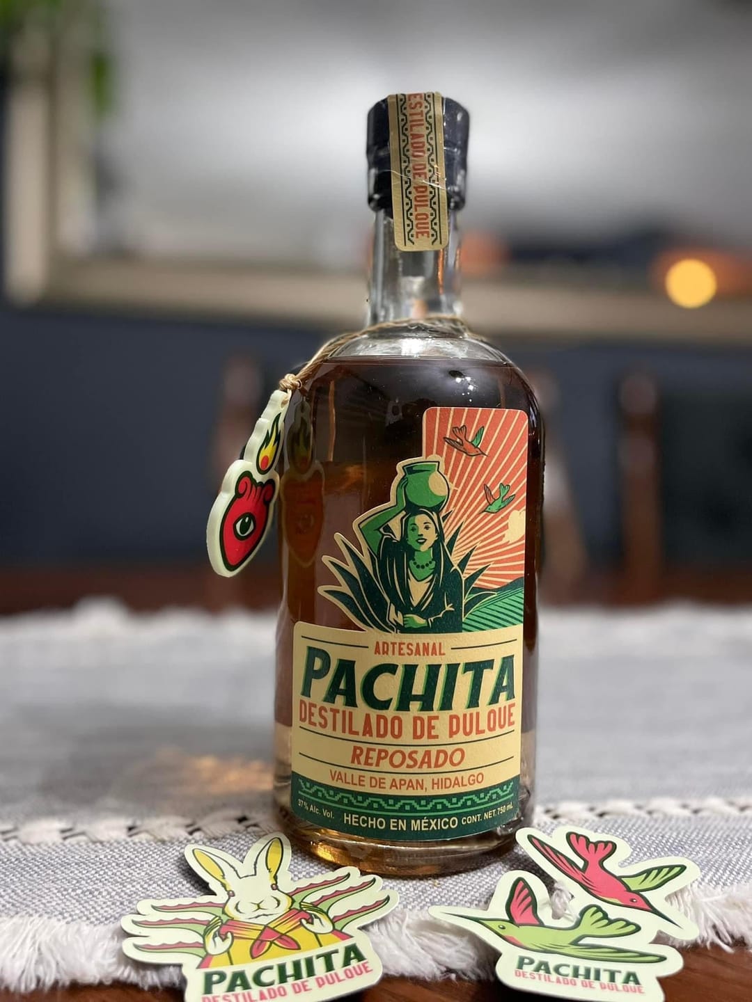 Customer photo review of Destilado de Pulque Reposado 37°Alc 750 mL
