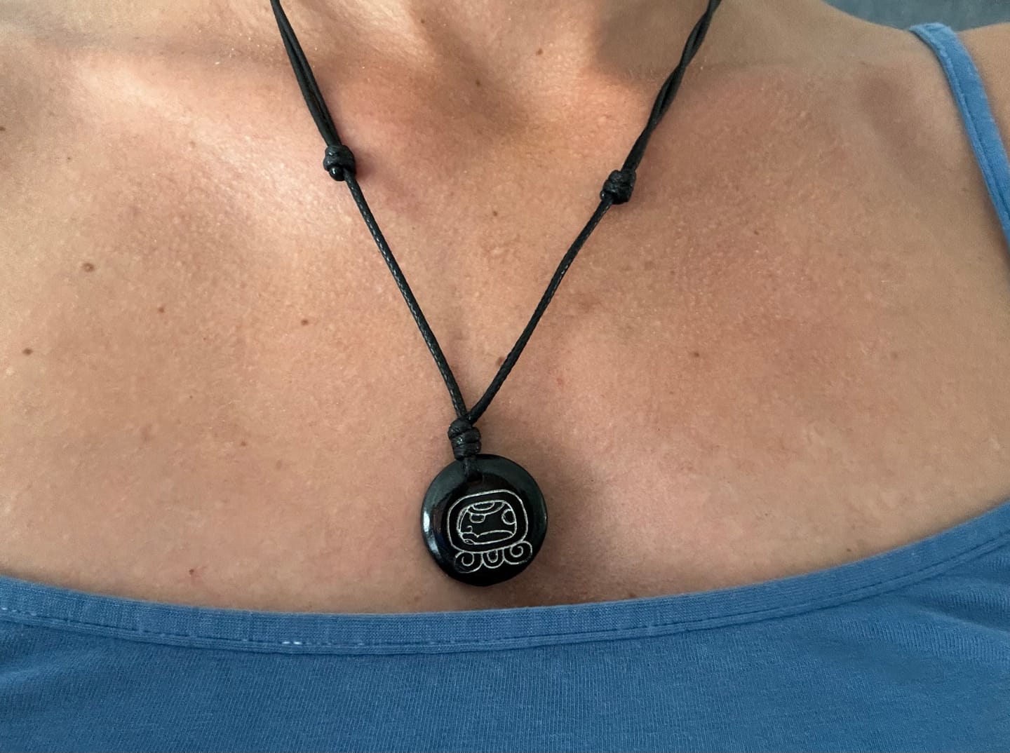Customer photo review of Mayan Energy Necklace