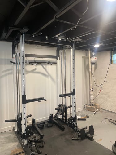 Customer photo review of Major Fitness F22 All-In-One Home Gym Power Rack