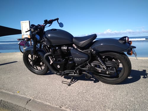 Customer photo review of Echappement "Hot Rod" Royal Enfield Super Meteor / ShotGun 650