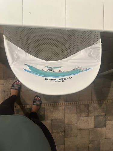 Customer photo review of Dri-Fit Custom Boat Shirts - Long Sleeve