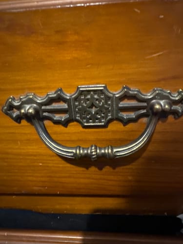 Customer photo review of Antique bronze 180mm drawer handle (recycled) each