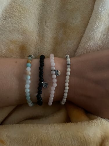 Customer photo review of Rose Quartz Bracelet