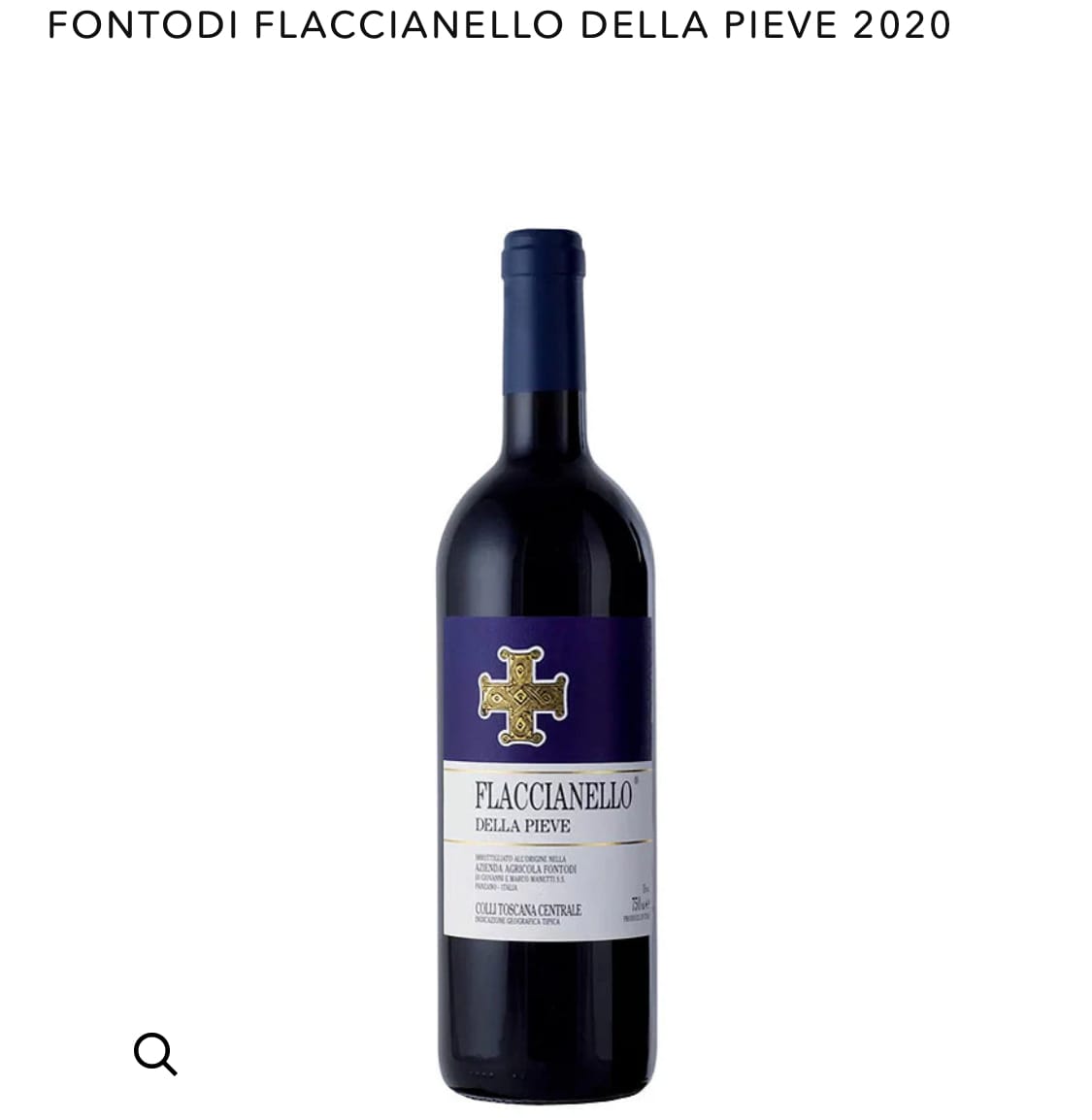 Customer photo review of Fontodi Flaccianello della Pieve 2020