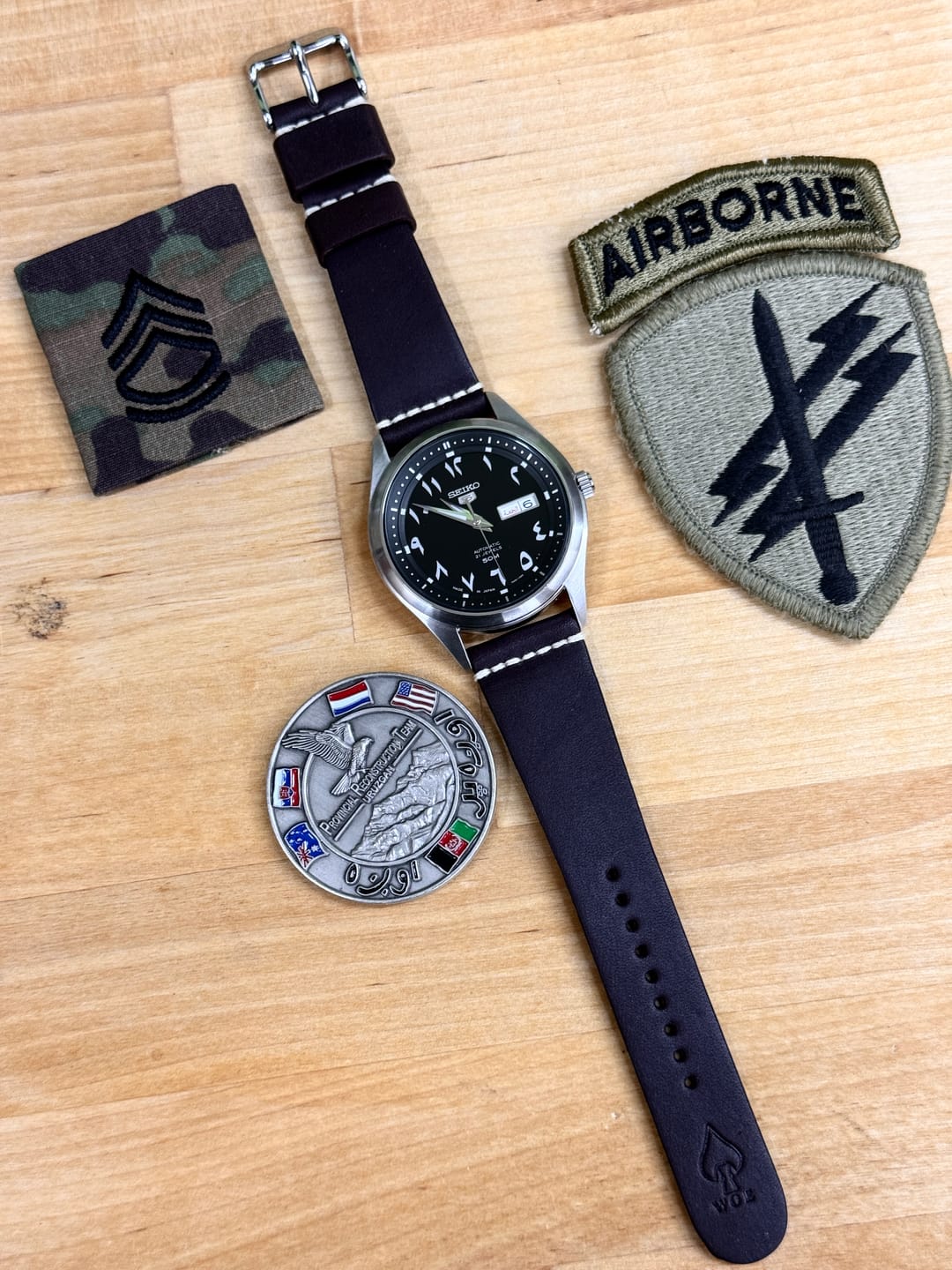 Customer photo review of Jedburgh 2.0 Leather Watch Strap