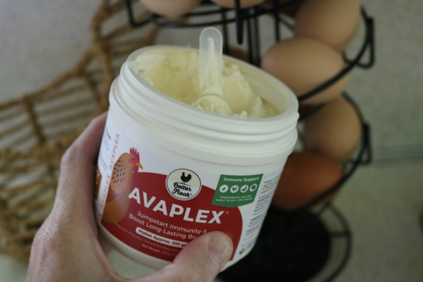 Customer photo review of Avaplex®: Natural Antibodies & Advanced Probiotic for Immune Support