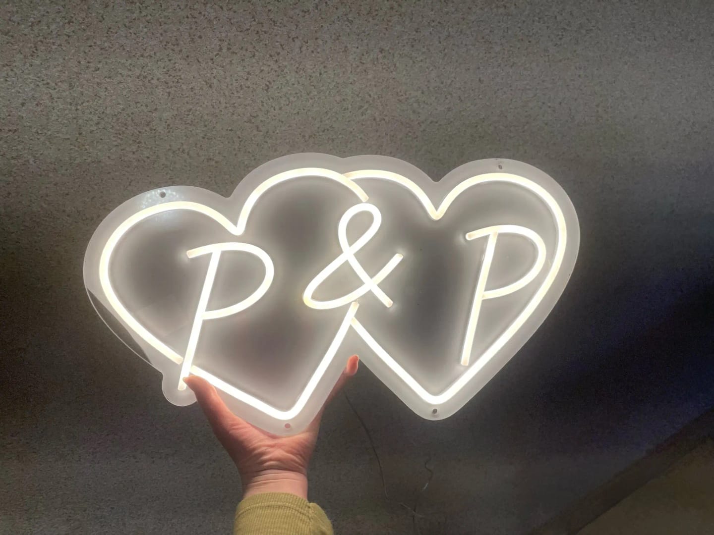Customer photo review of Custom Neon Sign