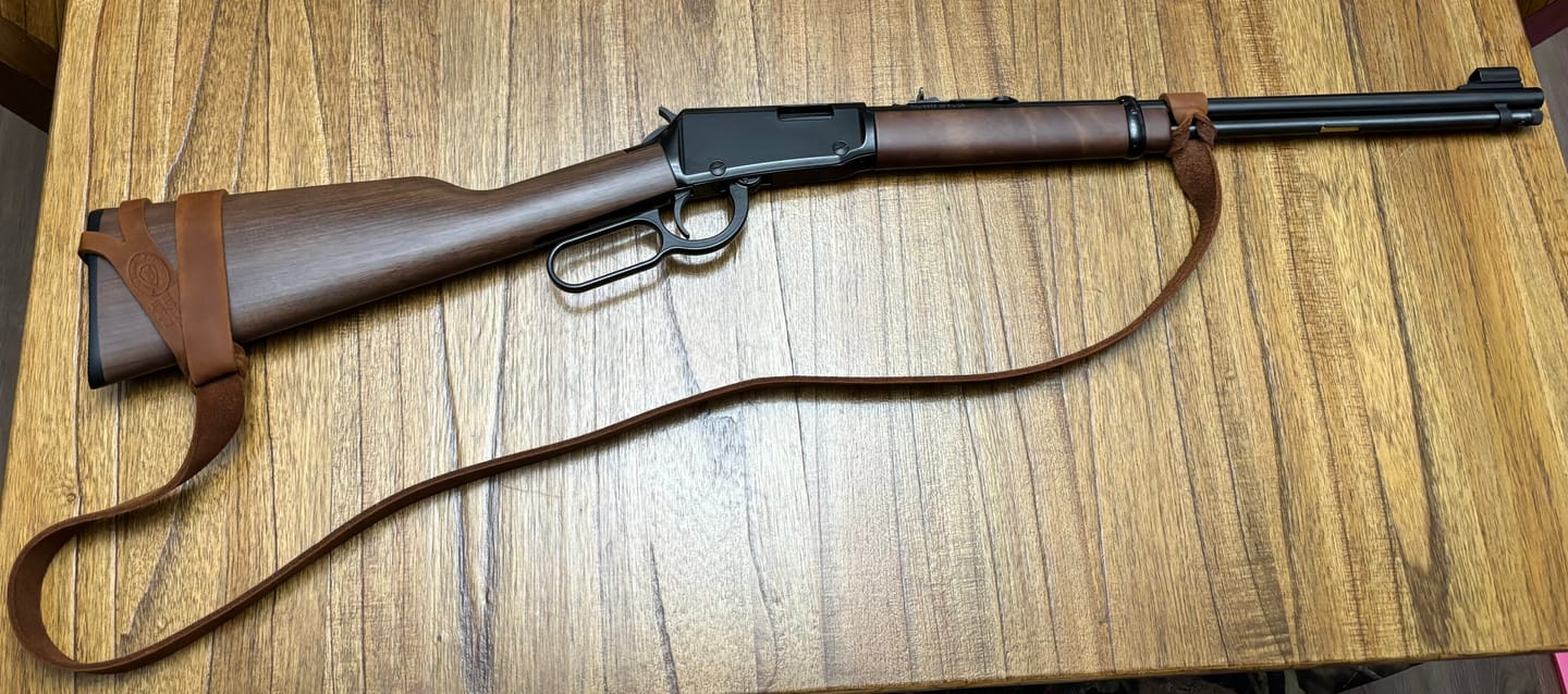 Customer photo review of SECONDS No-Drill Rifle Sling