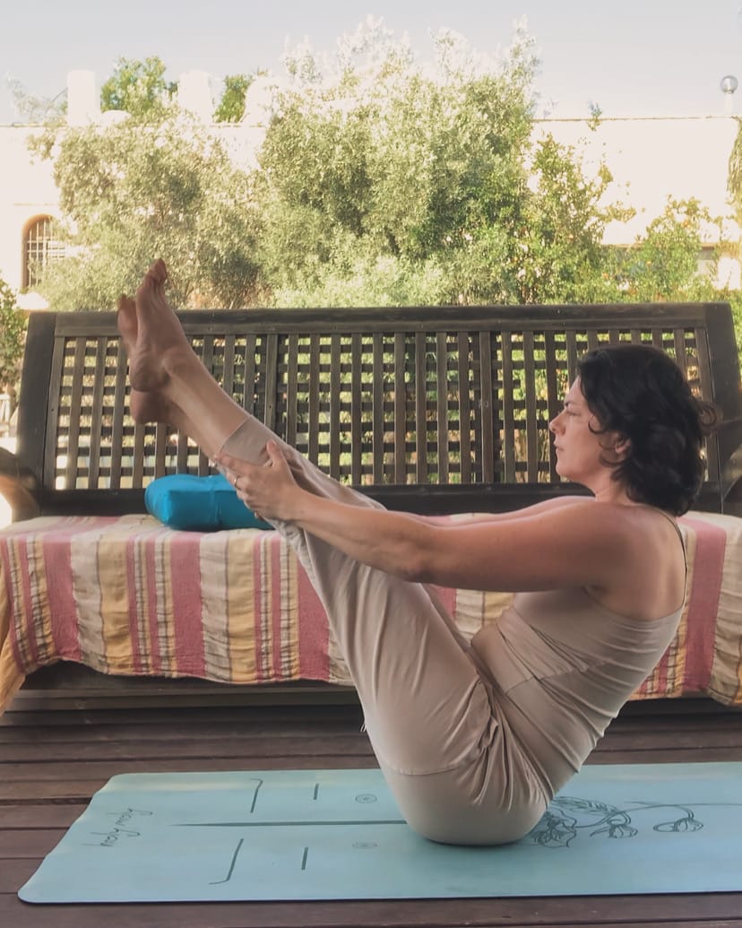 Customer photo review of Organic Cotton Yoga Jumpsuit