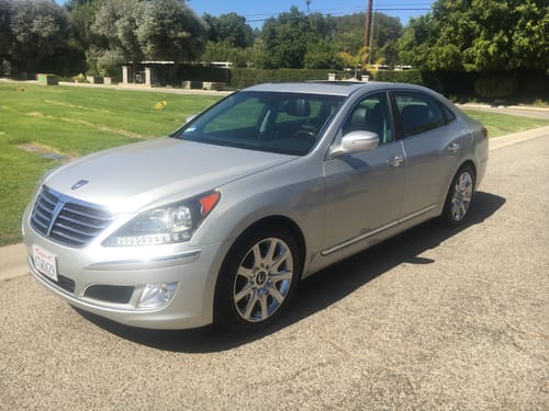 Customer photo review of 2011-2013 Hyundai Equus Air Suspension Conversion/Delete Kit With Suspension Light Disarm Module (EQ24FM)