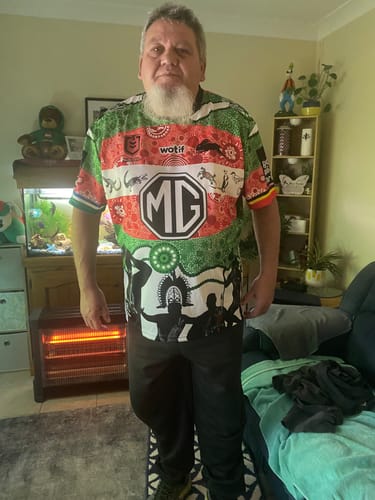 Customer photo review of 2024 South Sydney Rabbitohs Indigenous Jersey