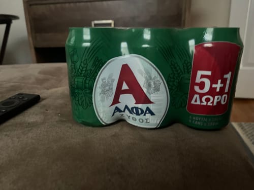 Customer photo review of Alfa beer can - 6x330ml
