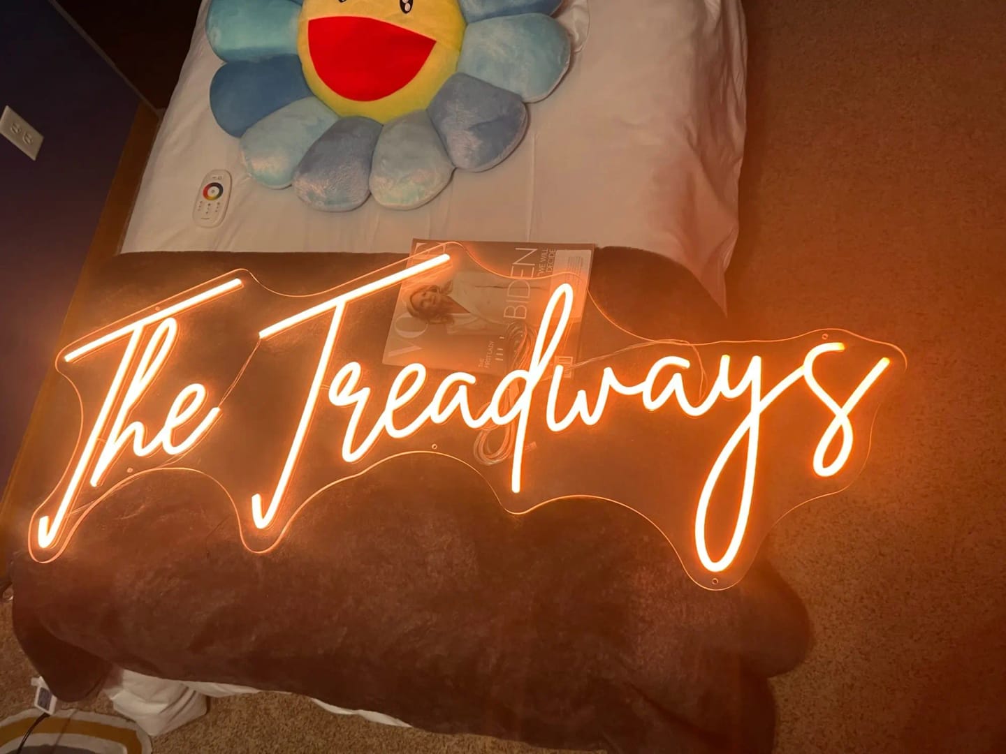 Customer photo review of Custom Neon Sign