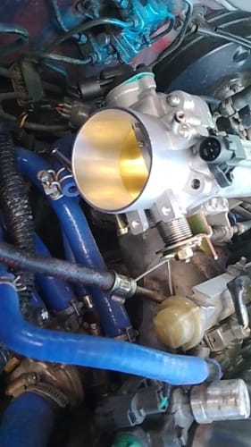 Customer photo review of 70mm Throttle Body fits Honda B16 B18 D16 F22 B20 EG EK H22