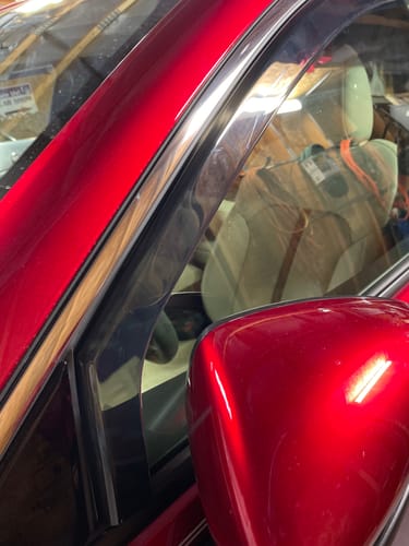 Customer photo review of Fits 2023-2025 Mazda CX-90 In-Channel Vent Window Visors Rain Guards Shade Deflectors