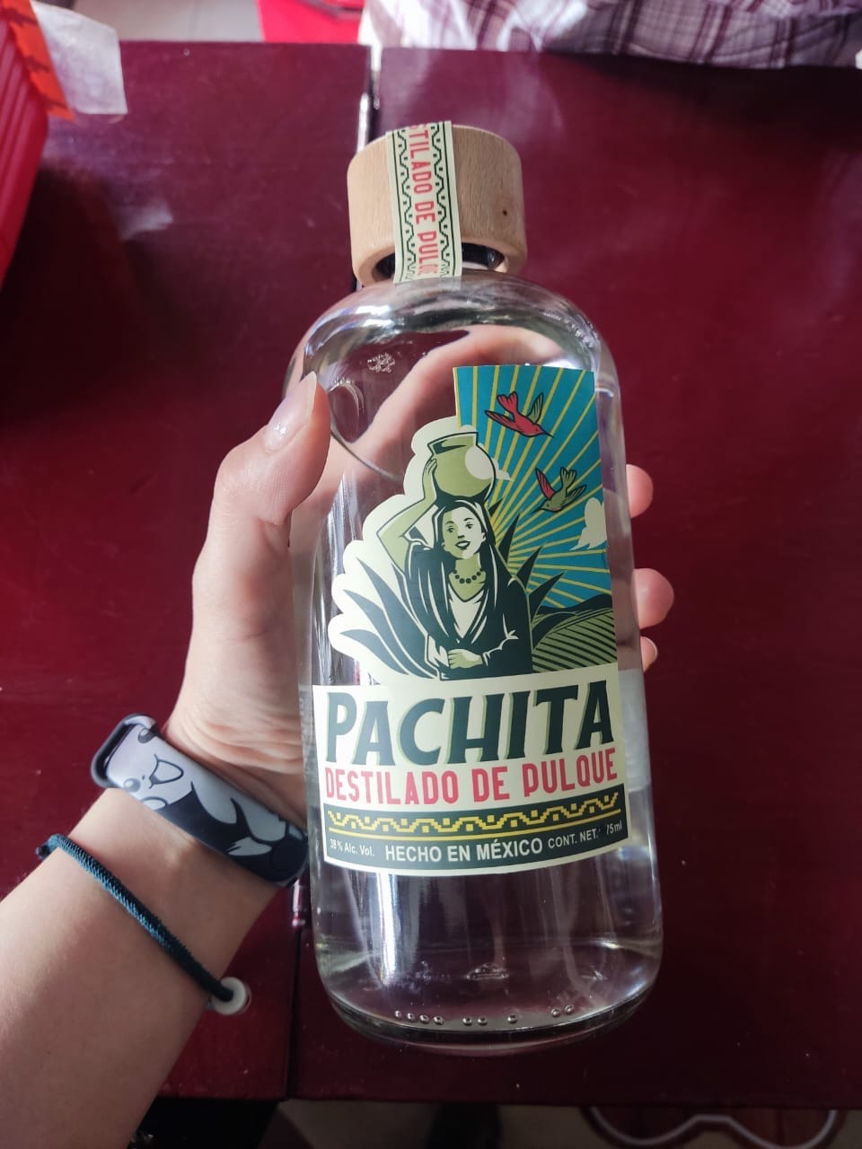 Customer photo review of Destilado de Pulque Joven 37°Alc 750 mL