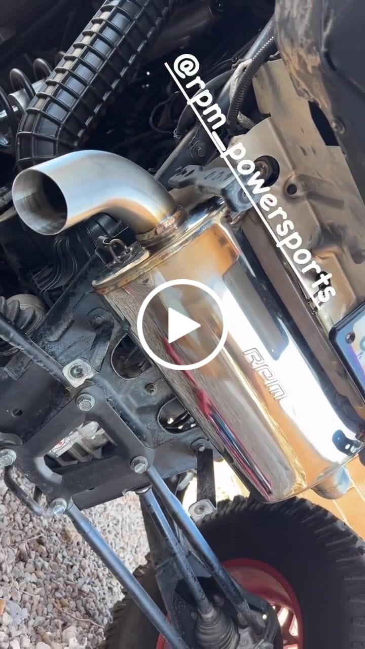 Customer video review of 2016-2022 Polaris RZR XPT Turbo Sport Muffler, Slip-On Sport Muffler