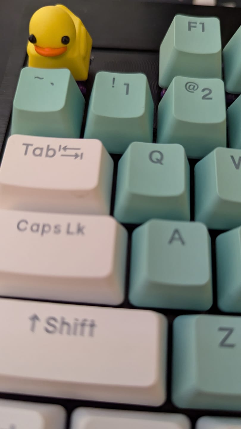 Customer photo review of Duckey Keycap