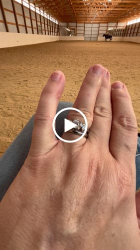 Customer video review of 3-Stone 1.25ct Cushion CZ Ring in Sterling Silver