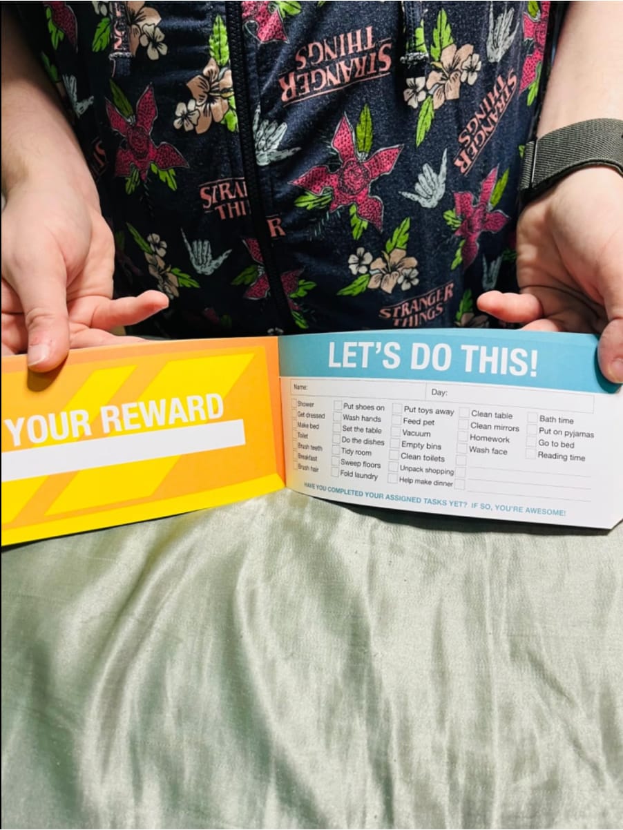 Customer photo review of Little Ticket Book of Chores