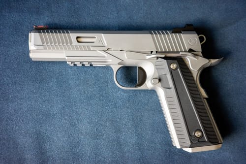 Customer photo review of RWA NIGHTHAWK CUSTOM AGENT 2 CO2 AIRSOFT PISTOL - STAINLESS STEEL VERSION