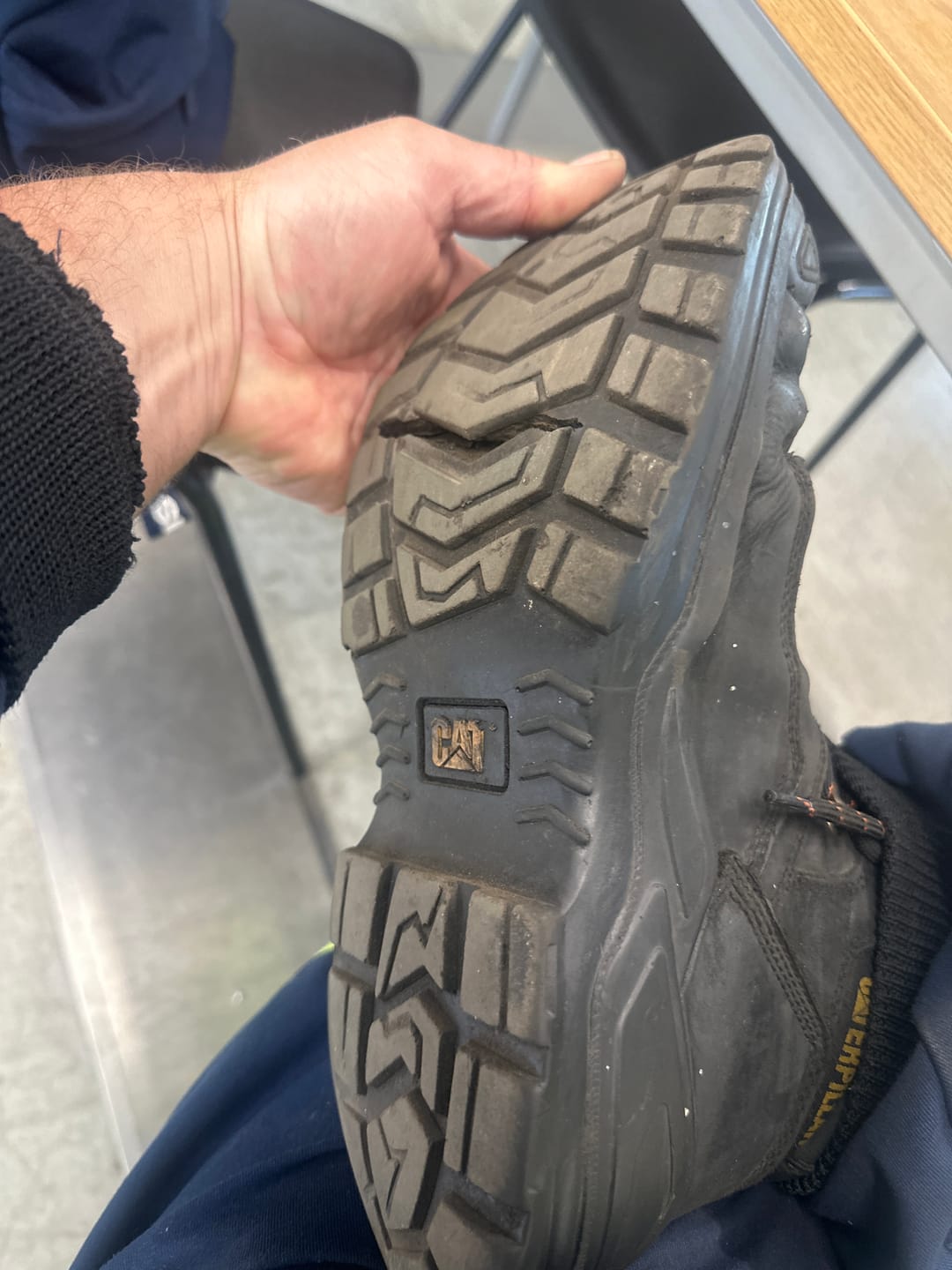 Customer photo review of Striver Mid S3 Safety Boot S3 Black
