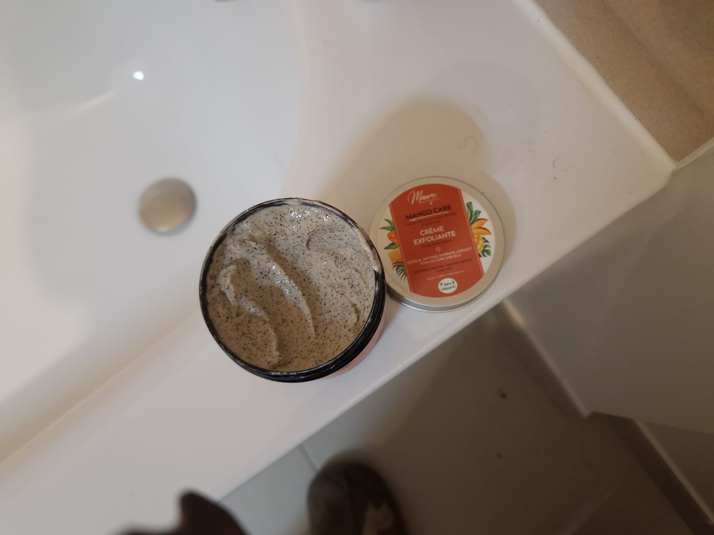 Customer photo review of Crème exfoliante - Gommage doux