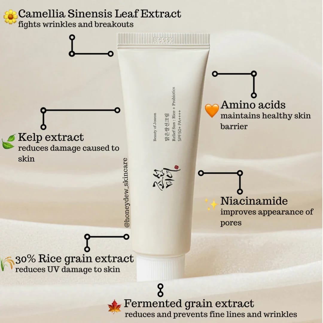 Customer photo review of Relief Sun : Rice + Probiotics (SPF50+ PA++++)