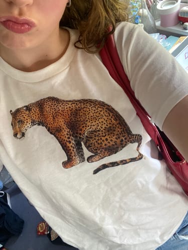 Customer photo review of 'Leopard' baby tee