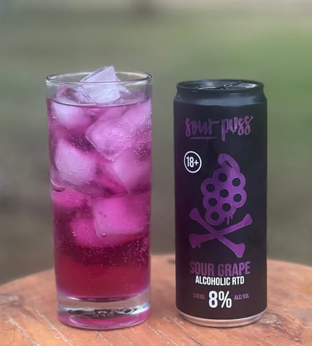 Customer photo review of Sour Puss RTD Grape 24 x  330ml