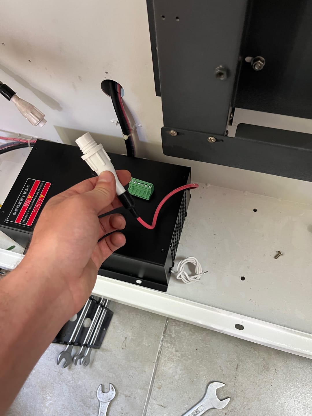 Customer photo review of Cloudray 100W MYJG CO2 Laser Power Supply With LCD Display