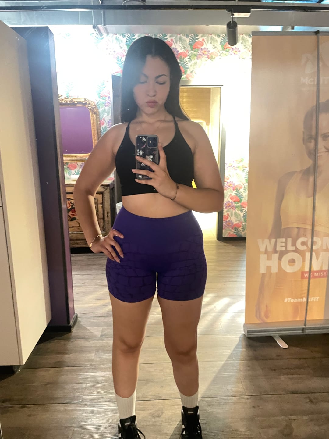 Customer photo review of Shorts All-up Cocco Viola
