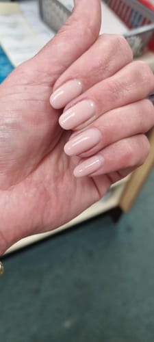 Customer photo review of Builder Gel in a Bottle, Almost Naked, Didier Lab 15ml