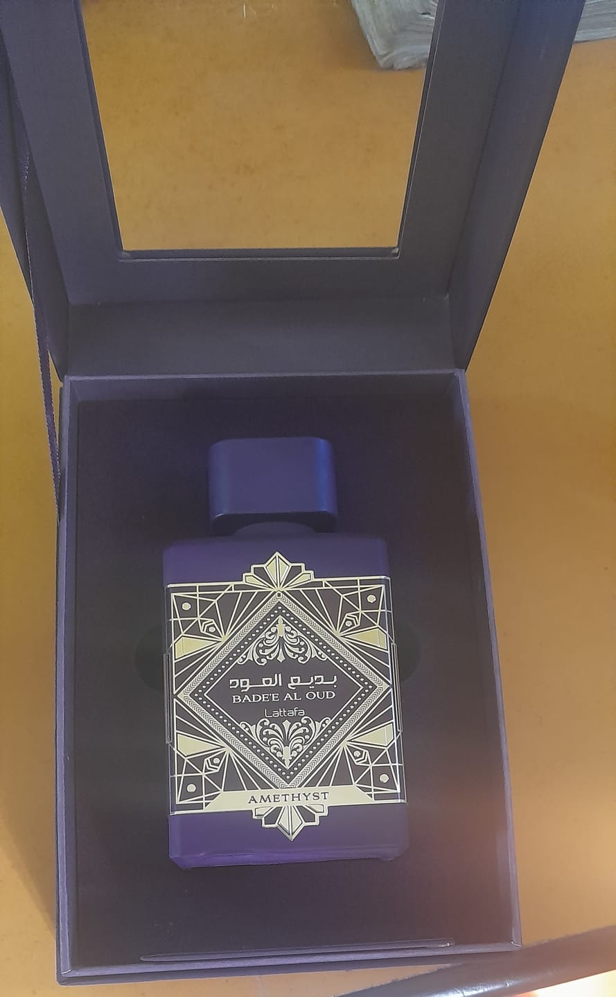 Customer photo review of Bade'e Al Oud Amethyst Lattafa Perfumes