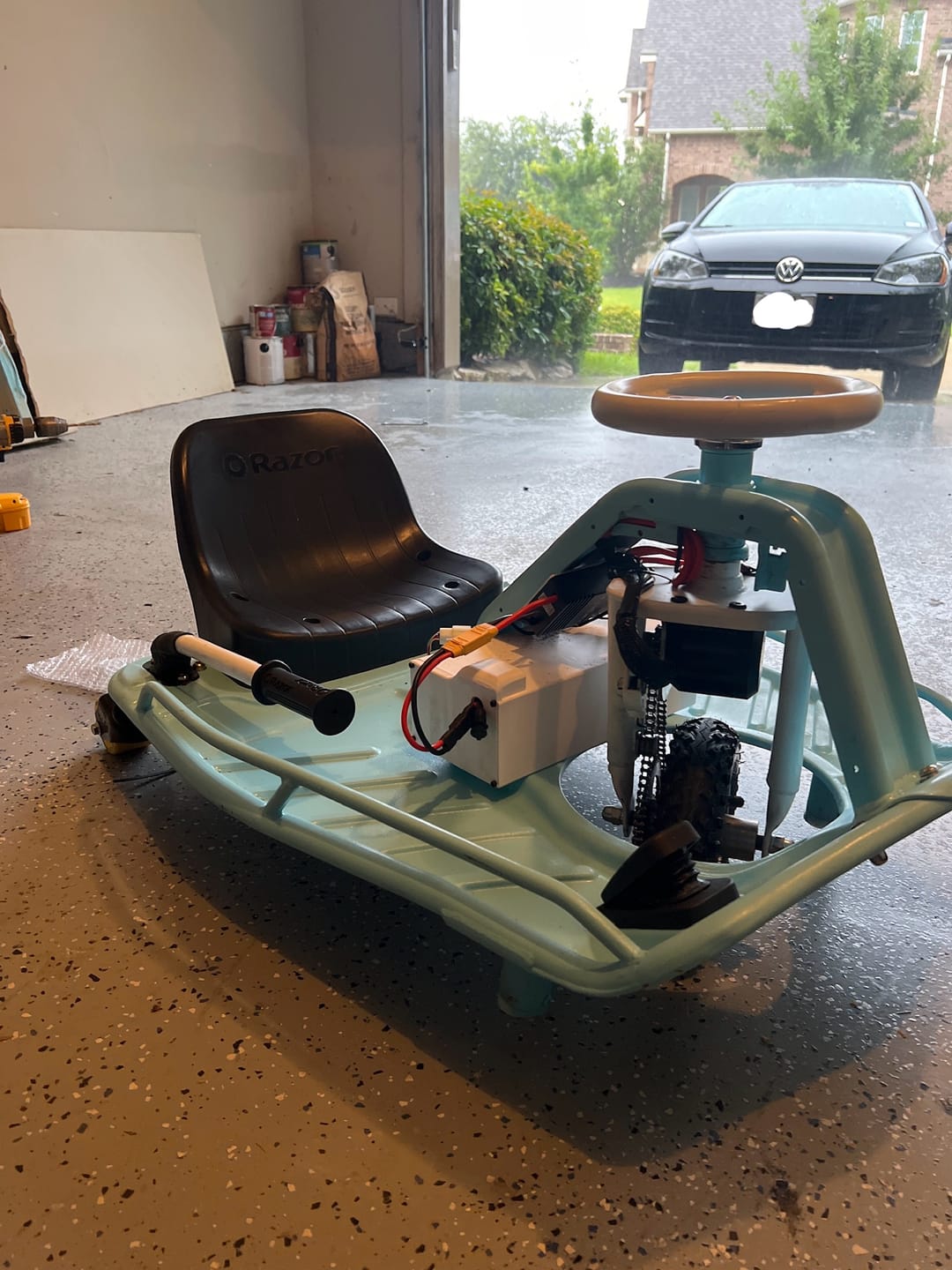 Customer photo review of Budget brushless crazy cart kit