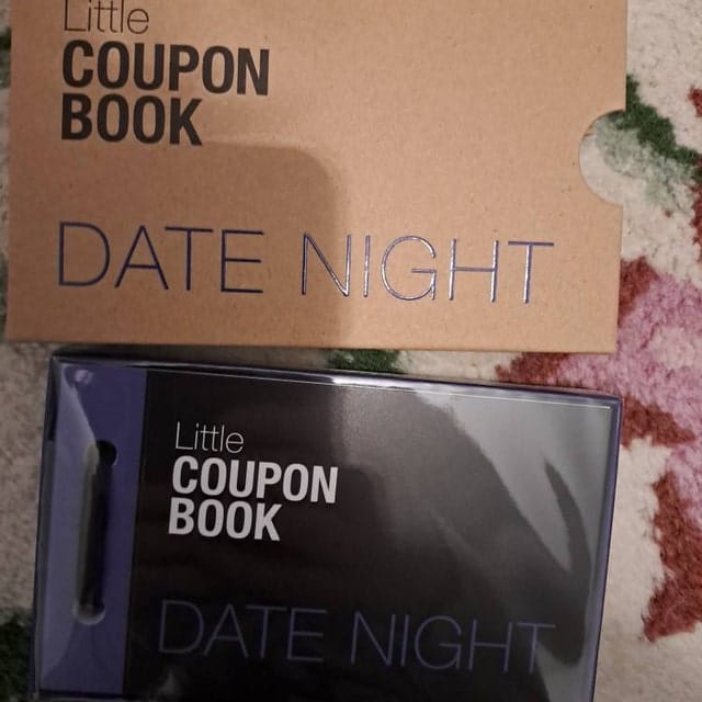 Customer photo review of Date Night Coupon Book