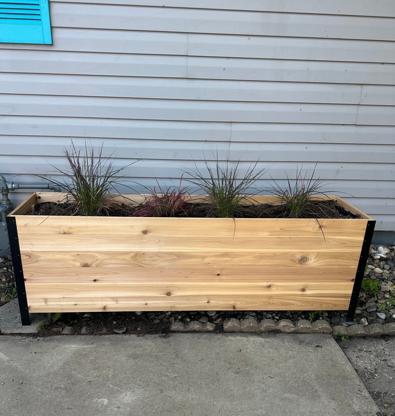 Customer photo review of 18" x 72" Planter Box - 24" Tall
