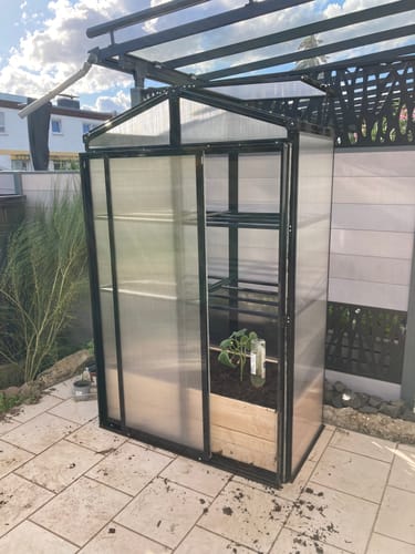 Customer photo review of 1m² Hochbeet ErnteMAXX in Quadratform erhältlich in 3 Höhen