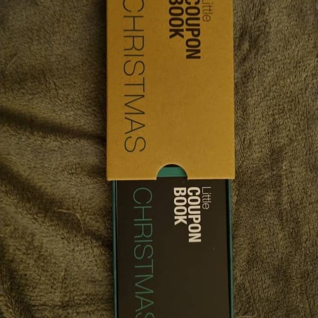 Customer photo review of Christmas Coupon Book