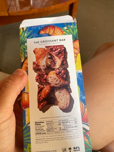 Customer photo review of Croissant Chocolate Bar