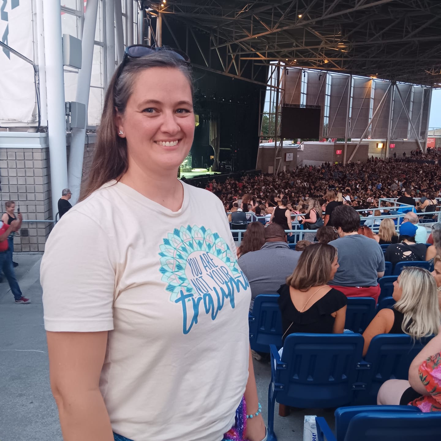 Customer photo review of You Are Not Your Trauma T-Shirt