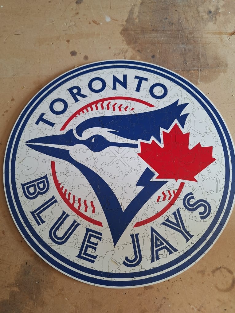 Customer photo review of Toronto Blue Jays™ - Wooden Puzzle