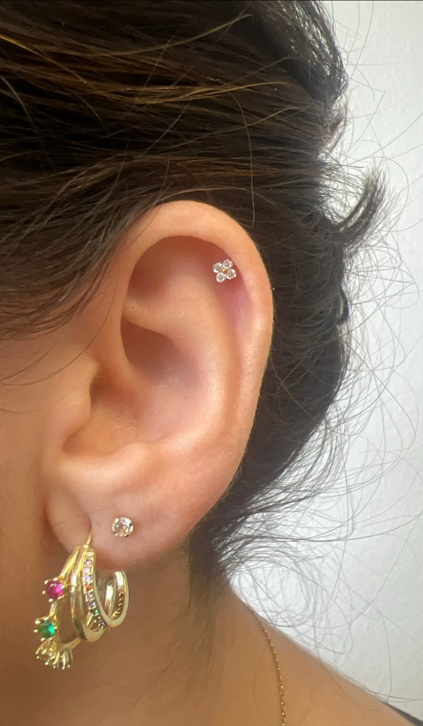 Customer photo review of Cute Four Piercing | Titan