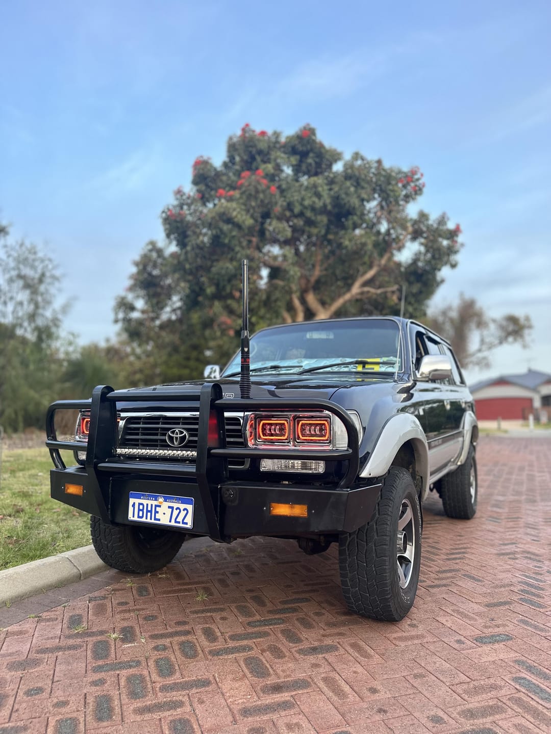 Customer photo review of 4X6" LED Colour Chasing Headlights