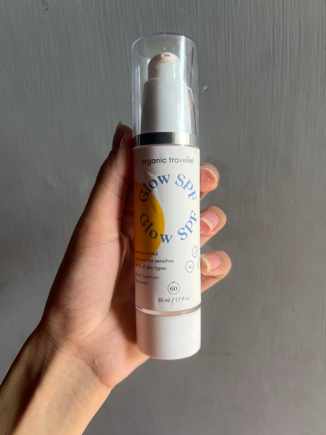 Customer photo review of Glow SPF: Tinted Sunscreen