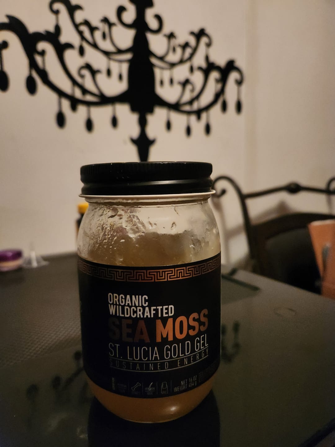 Customer photo review of St Lucia Gold Sea Moss Gel