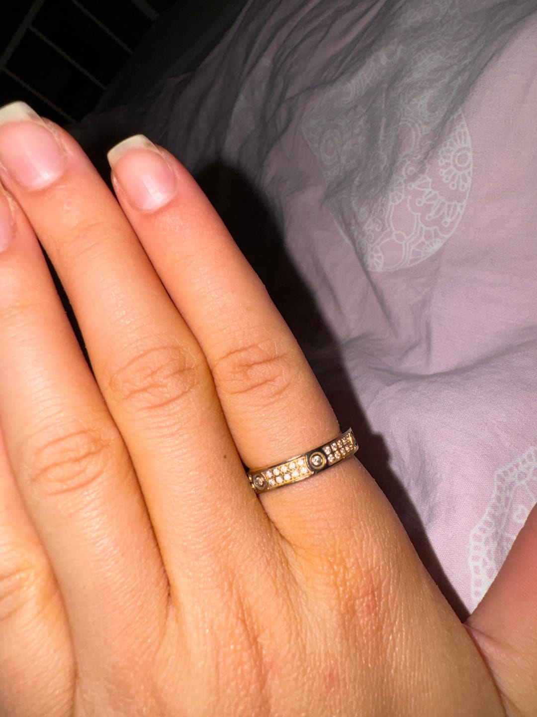 Customer photo review of Arena Ring | 18K vergoldet