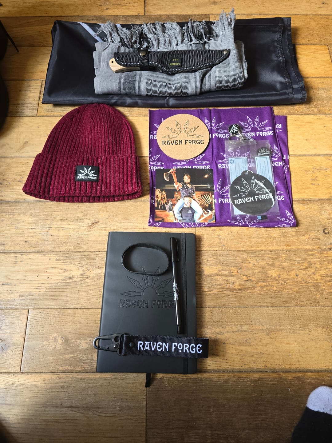 Customer photo review of Raven Forge Merch Bag